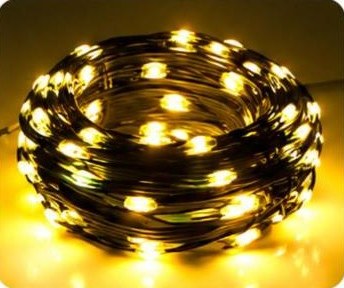 Luces Navidad Panel Solar 20 m